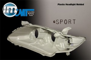 Plastic Headlight Molded