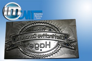 5" x 9" Custom Plastic Conrcete Stamp