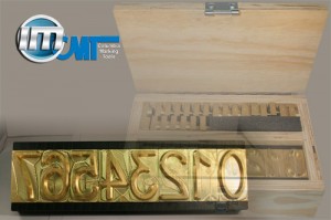 Custom concrete stamp with custom box